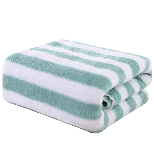 Towel and Bath Towel Set, Mother and Child Style, Absorbent and Non-Falling Hair, Wide Coral Fleece Towel Set for Face and Bath, Gift Set