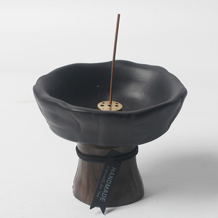 Nordic Simple Cross-Border Retro Incense Holder Cement Burning Multi-Functional Container Indoor Home Gift Giving