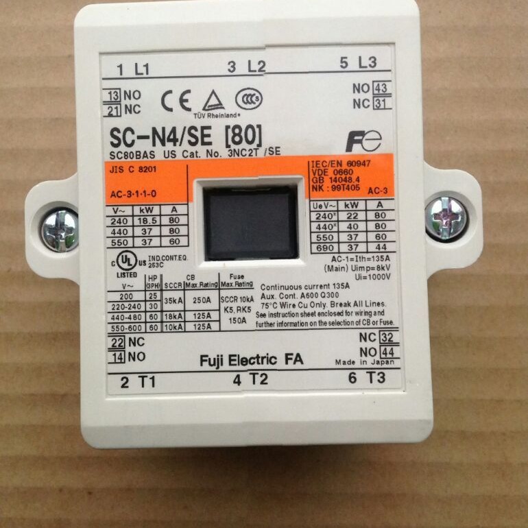 SC-N4/SE  富士直流接触器  DC110V   DC24V DC48V 日本原装进口