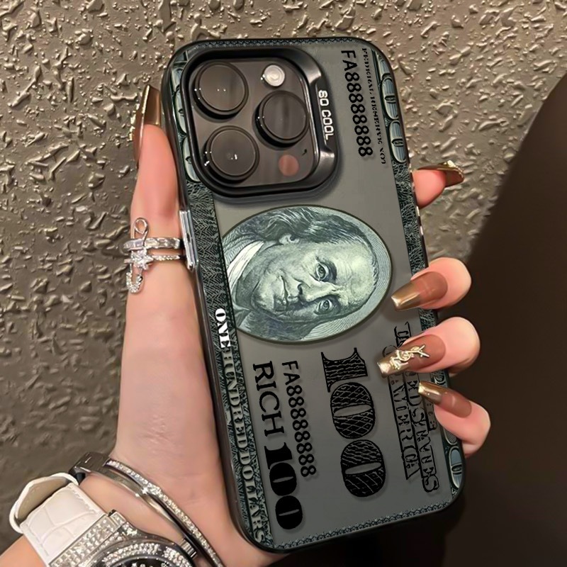 40g Weight iPhone Applicable Brands Phone Cases Classification PC Material Dollars Pattern Retro Style PC Dollars Retro Phone Cases Phone Accessories 7