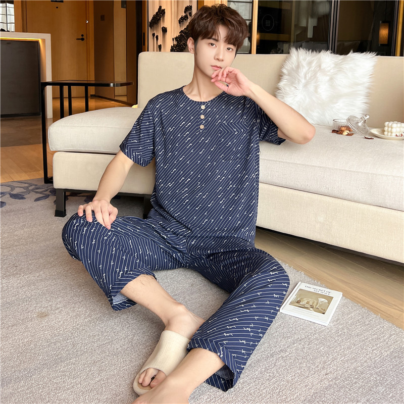 다크 블루 줄무늬