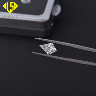 D color moissanite kite hand-cut VVS1 in stock high quality super white special-shaped moissanite bare stone wholesale
