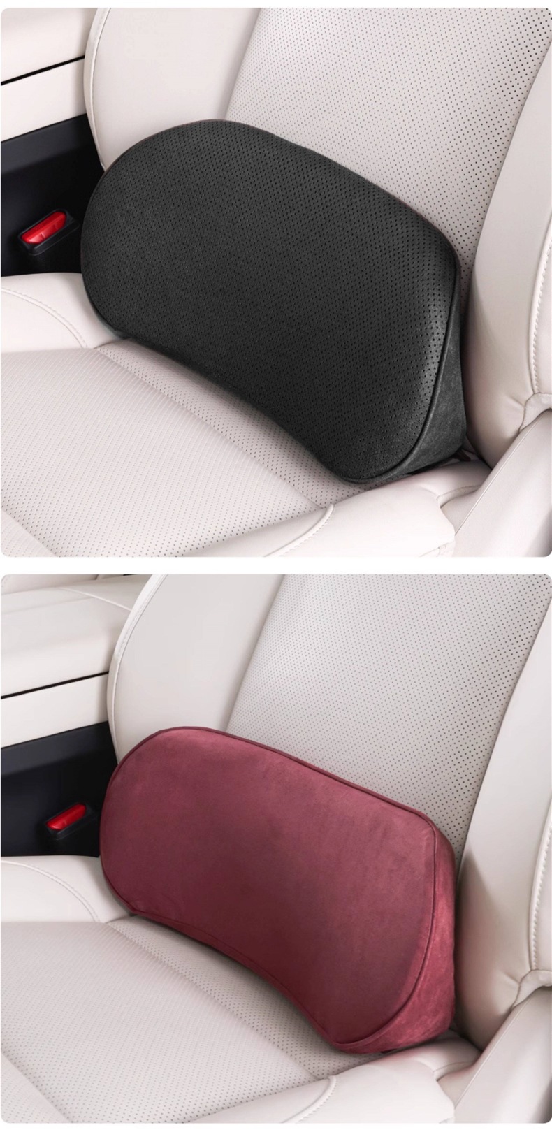 Car Lumbar Support Cushion, Thin Model, Small Lumbar Support, Tailbone Car Pillow, Lumbar Seat Support, Memory Foam Pillow, Neck Pillow, Others