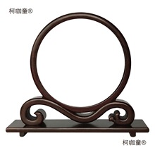 木质框架双面绣苏绣影楼相框剪纸摆件字麦秆画胎毛画镶嵌石麦太保