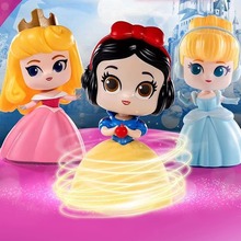 迪士尼跳舞的艾莎公主系列正版盲盒潮玩手办公仔娃娃礼物摆件玩具