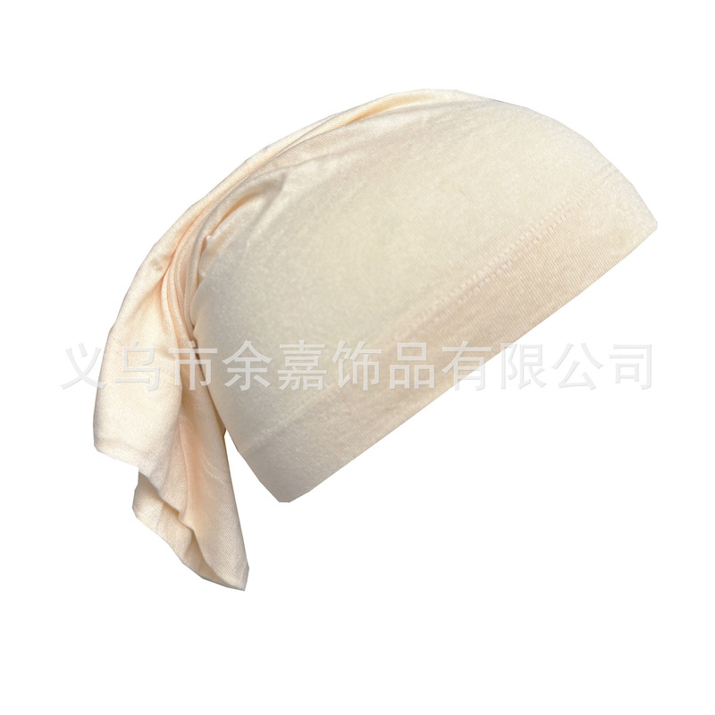 莫代尔单色马来西亚筒帽打底帽丝光棉男女式阿拉伯围脖小帽民族风|undefined