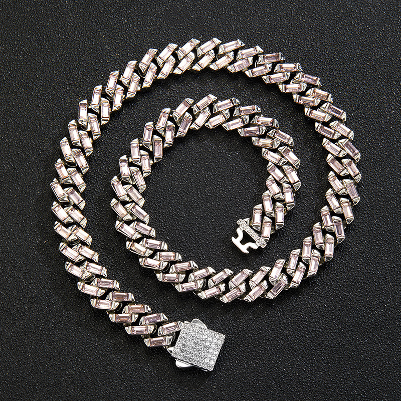 Fashion Geometric Alloy Inlay Rhinestones Unisex Sweater Chain 1 Piece