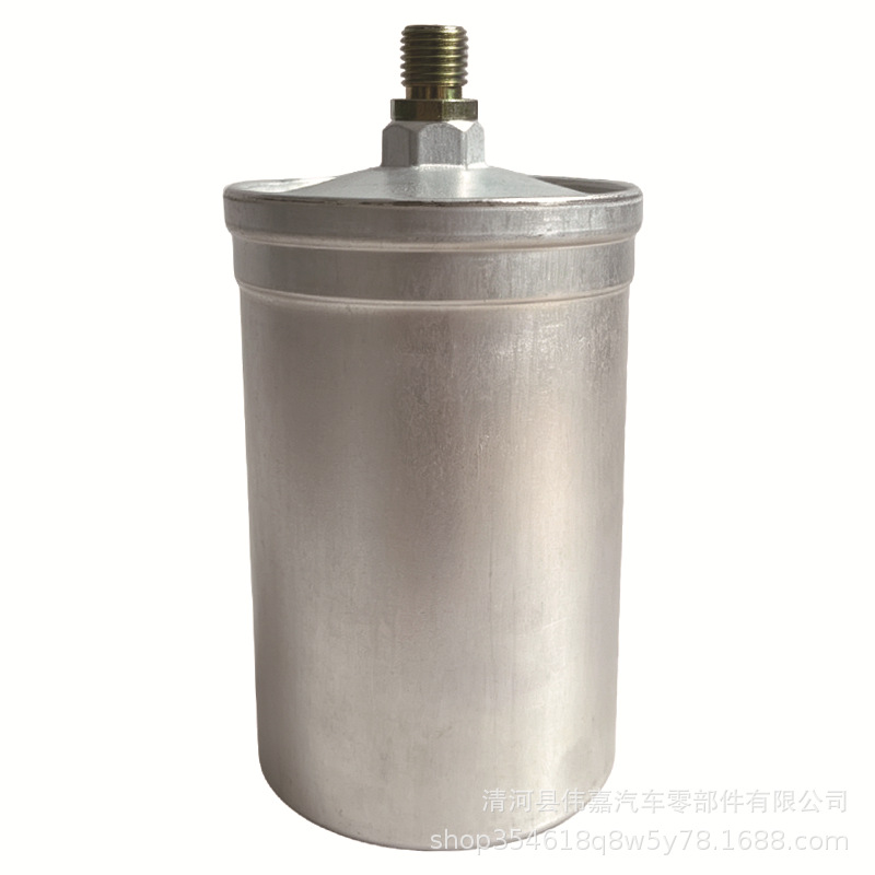 0024771901 Fuel Filter, compatible with Mercedes-Benz W123 and W126 older models, external aluminum housing, gasoline filter