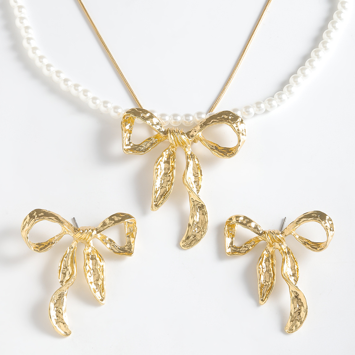 fashionable necklace and earrings