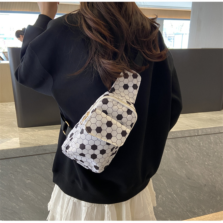 Women's Medium Nylon Ball Streetwear Square Zipper Fanny Pack display picture 28