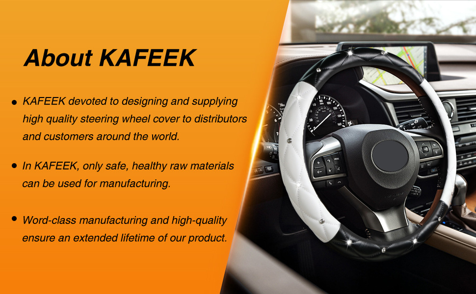Factory Direct Sales Amazon Car Diamond-Studded Steering Wheel Cover, Universal for All Seasons, Soft Leather Anti-Slip Rhinestone Handle Cover