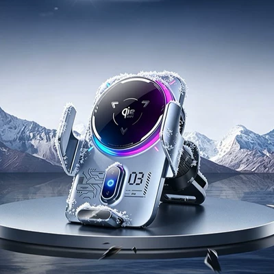 Mobil şarj cihazları Phone Holder 25W Wireless Charging