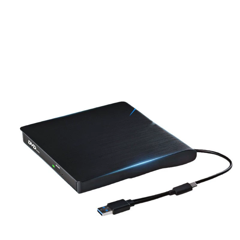 Внешний оптический привод USB3.0 с записью DVD, кабельный, Type-C, мобильный универсальный внешний привод для компьютера