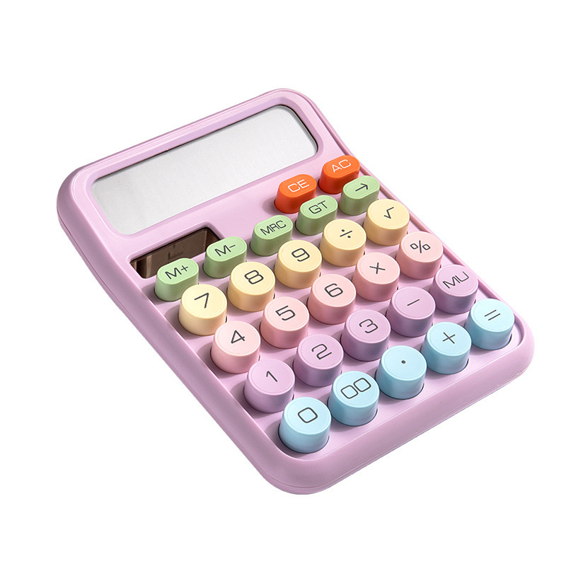 Calculadora de estudiantes Calculadora de energía solar Calculadora de oficina de doble fuente de alimentación de la diosa de color gradiente