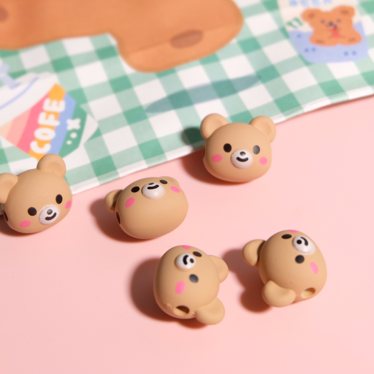 5g Weight Beads Jewelry Making Type 18 * 20mm Jewelry Making Size DIY Jewelry Accessories Classification 1 Piece Quantity Acrylic Material Rabbit, Star, Bear Pattern Cartoon Style Style 1 Piece 18 * 20mm Arylic Rabbit Star Bear DIY Jewelry Accessories Beads 7