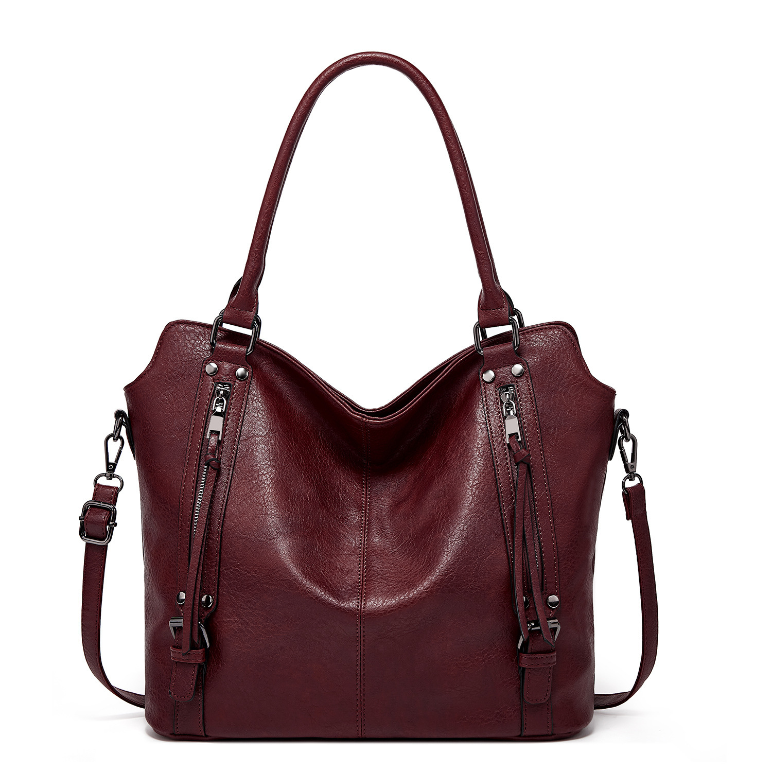 2026 New Women's Bag European and American Style Large Tote Bag Soft Leather High Capacity Single Shoulder Crossbody Women's Handbag