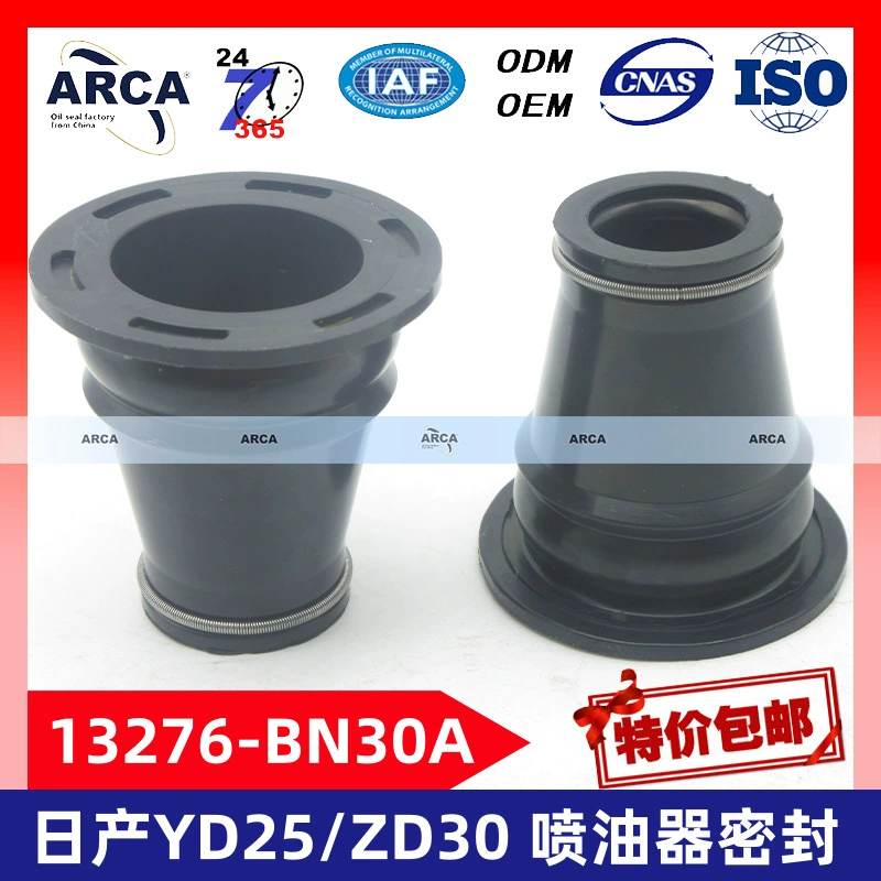 Сальник форсунки 13276-BN30A для YD25/ZD30, уплотнение свечи зажигания, маслосъемный колпачок