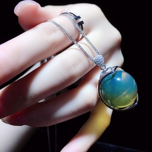 19mm Mexican Lamper Transfer Beads S925 Silver Pendant 360 No Dead Angle Rotating Design Novel Fashion