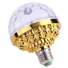 Cross-border LED golden six-bead light manufacturer wholesale colorful rotating atmospheric string light magic ball party stage DJ