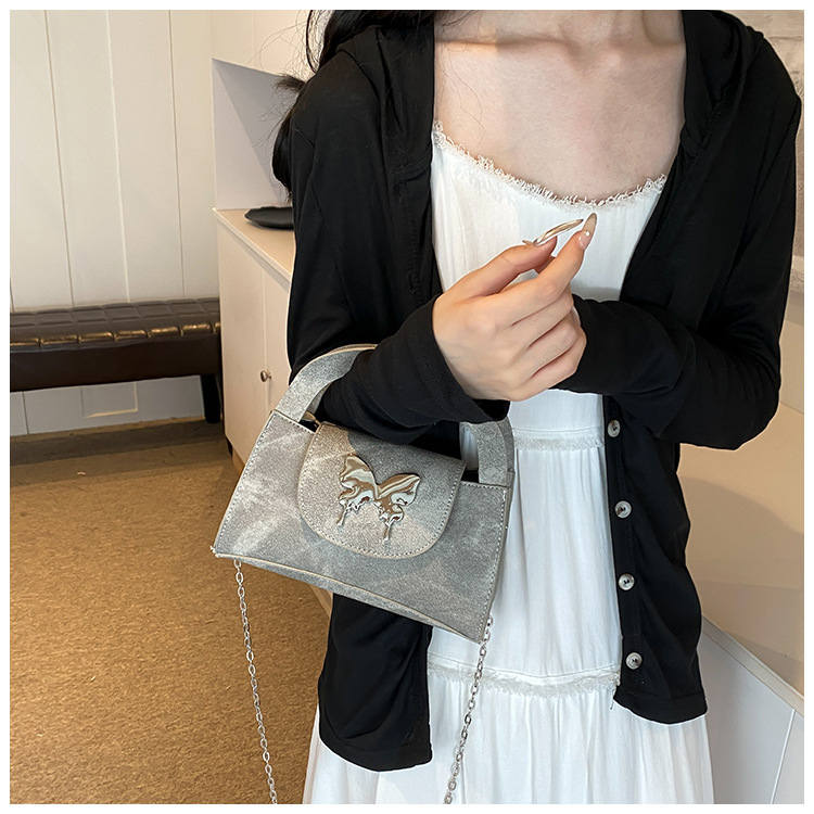 Borsa a mano Wind Niche per donna 2024 nuova elegante piccola borsa a tracolla a catena versatile quadrata_voghion.com