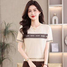 ��ϵ�Ѷ�����˿��֯����T��Ů�ļ�2026��װ��������̿�Ůʿ����