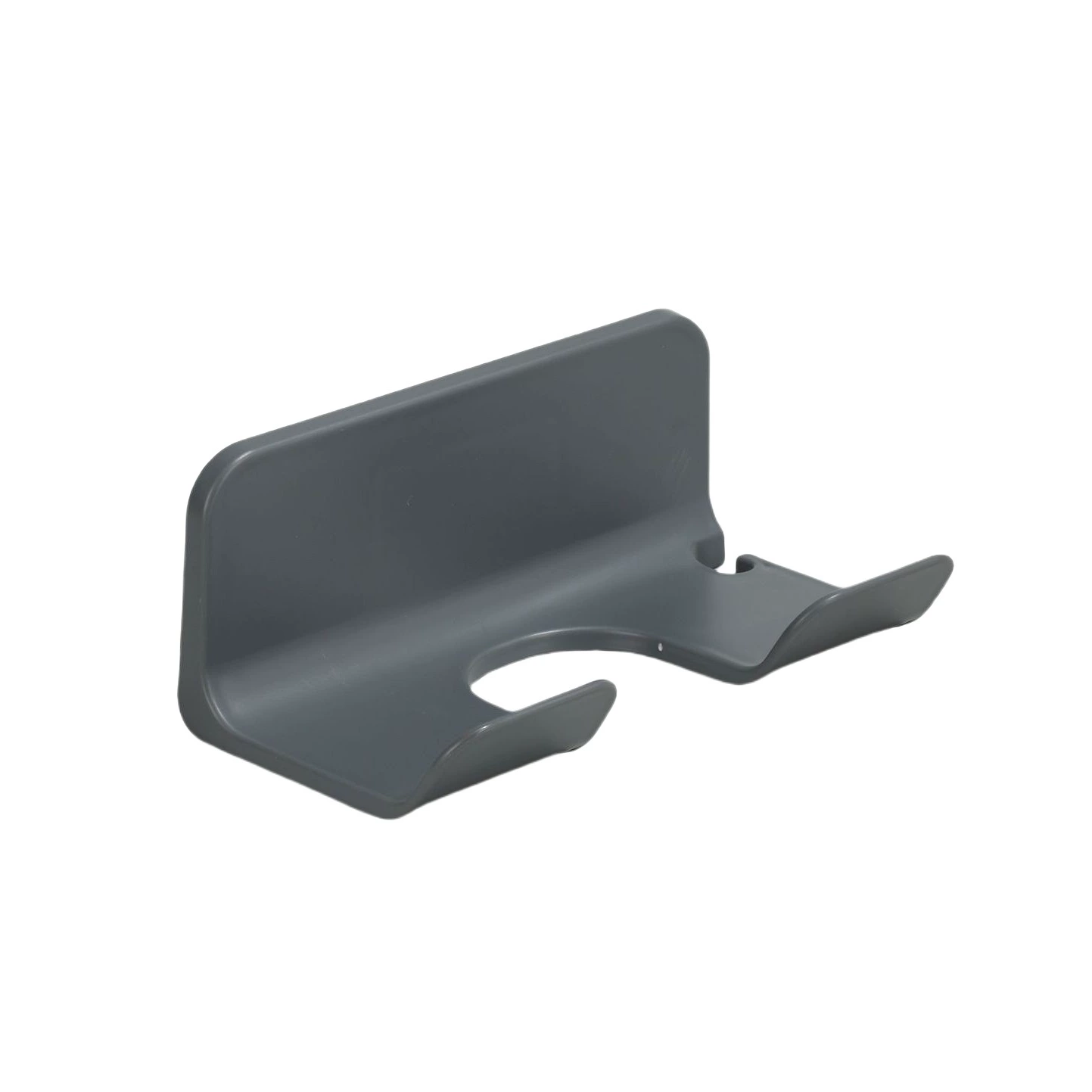 Wall-Mount Hair Dryer Holder, No-Drill Adhesive, Universal Corner Bathroom Storage Rack