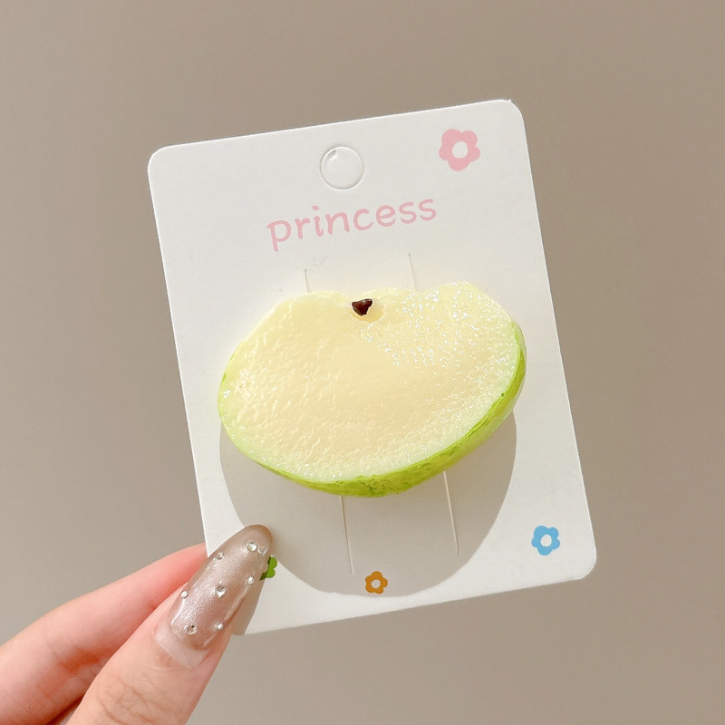 1# green apple about 5.5cm