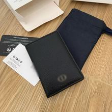 D家新款高版本典藏系列九万积分兑换荔枝纹短款钱包商务通勤卡包
