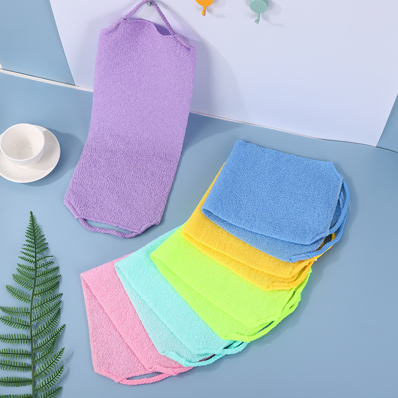 Bath Towel, Elastic Pull-Back Towel, Stretchable Bath Towel, Nylon Long Sauna Bath Towel, Mud Rub and Dust Rub for Home Use