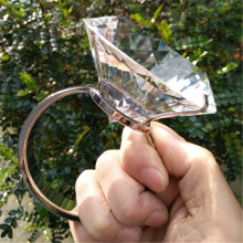 大钻石大戒指创意夸张搞笑情人节表白求婚道具送女友老婆生日礼物