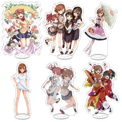 動漫周邊某科學的超電磁炮亞克力 立牌御坂美琴白井黑子桌面擺件