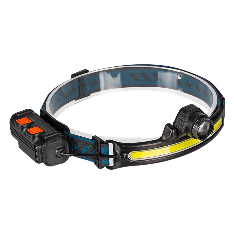 Linterna frontal mini COB con sensor de gestos – Multifunción, ideal para pesca y aventura