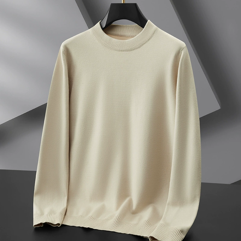 Мужской свитер-пуловер Fat Brother 2024, осенне-зимняя коллекция, новый, больших размеров, с круглым вырезом, длинным рукавом, вязаный, шерстяной
