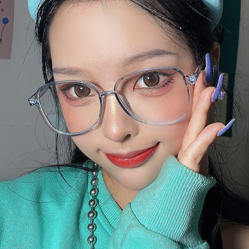 2021 nuevo anti-azul claro teléfono móvil gafas de ordenador gafas lisas sin grado hombres y mujeres anti-radiación gafas 97064