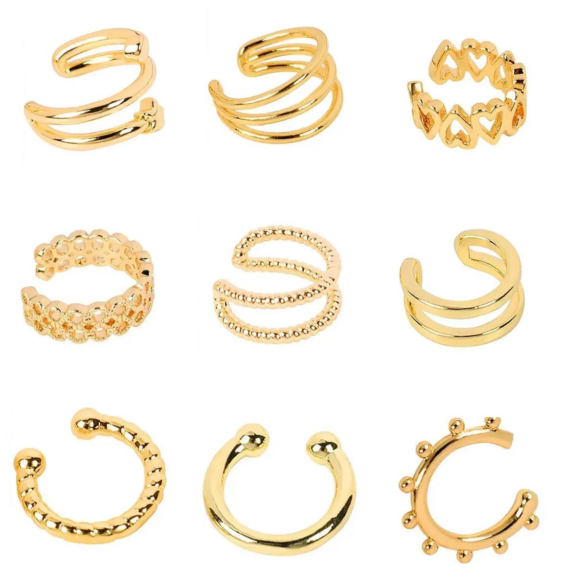 Simple C- shaped Multi-layer Ear Holder Earrings Ins Women's Ear Holder South Korea Earrings