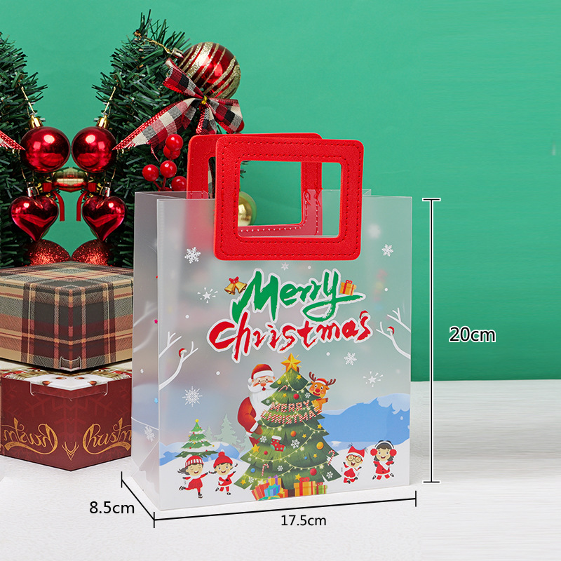 Navidad de cuero medio; PP; bolsa de regalo