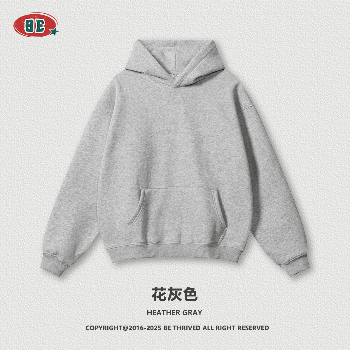 Be Hombres| Otoño y invierno estilo americano marca de moda básica suelta sombrero y camiseta casual de lana recta pantalones cortos set hombre
