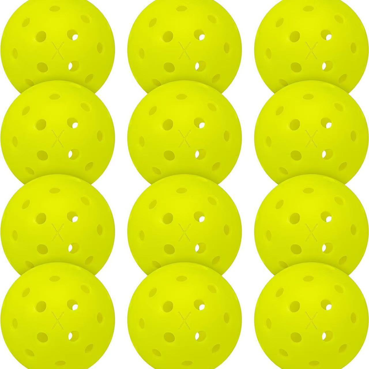 Outdoor Pickleball All-In-One Ball, High Elasticity and Durable, Outdoor Molded Ball Made of Pe Material, Sports Pickleball