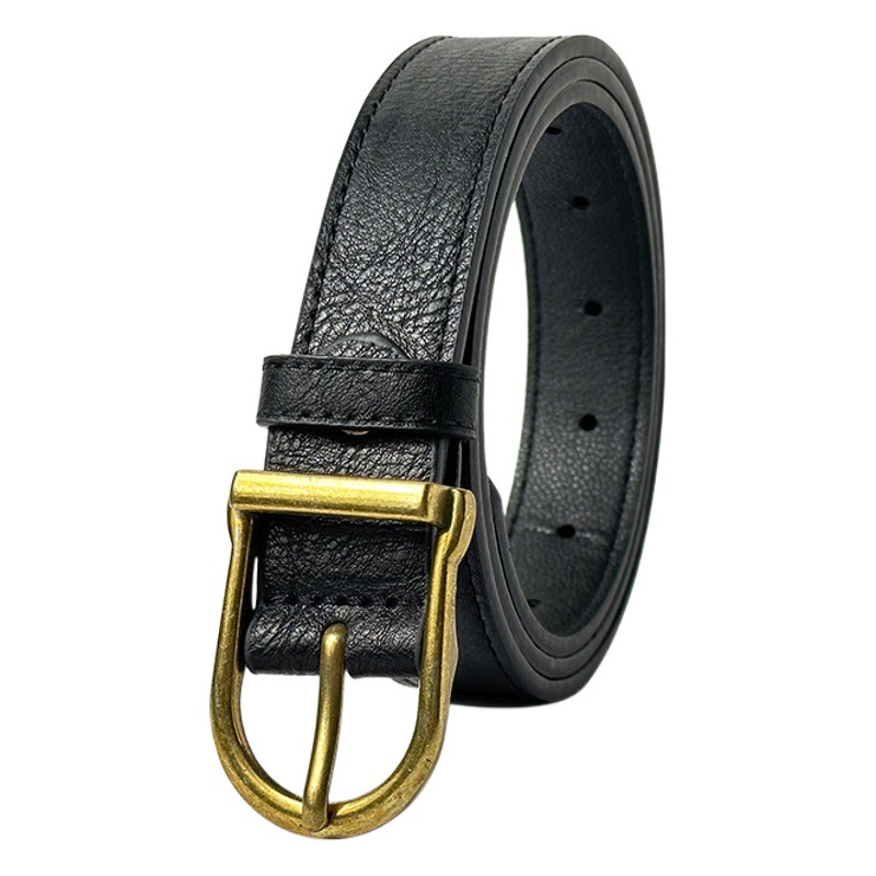 Nuevo ins estilo retro cinturón de las mujeres al por mayor simple todo partido pantalones cinturón moda estilo coreano pantalones decorativos cinturón