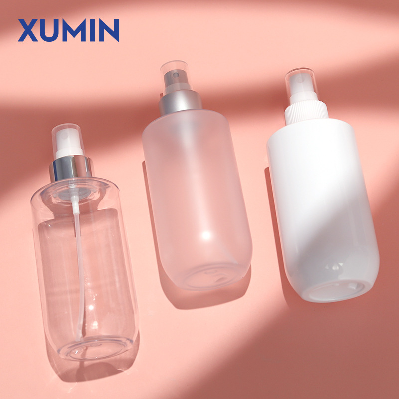 Spot 200ml botella de spray cosmético PET transparente/exfoliante/blanco