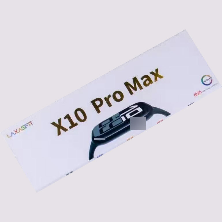 Explosión transfronteriza X10 pro Max reloj inteligente Bluetooth llamada frecuencia cardíaca oxígeno en sangre Watch 10 último diseño