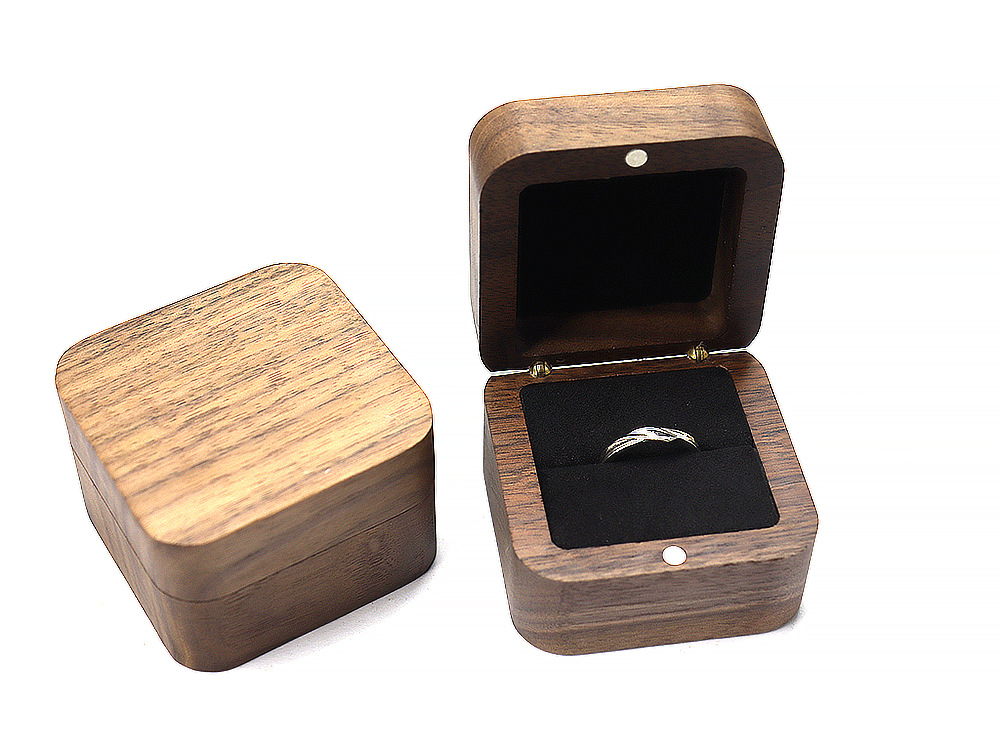 56g Weight Jewelry Boxes Classification 1 Piece Quantity Daily Occasion Wood Material Solid Color Pattern Simple Style, Classic Style Style Simple Style Classic Style Solid Color Wood Jewelry Boxes 1