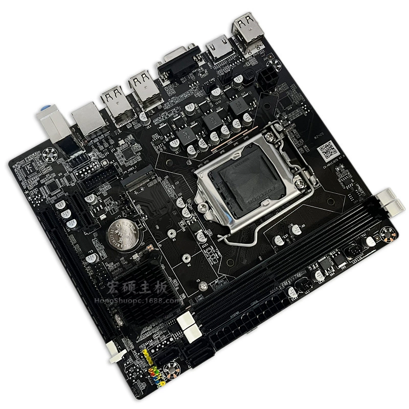 Материнская плата (Hongshuo) H61-1155, DDR3 двойной канал, LGA1155 Micro-ATX