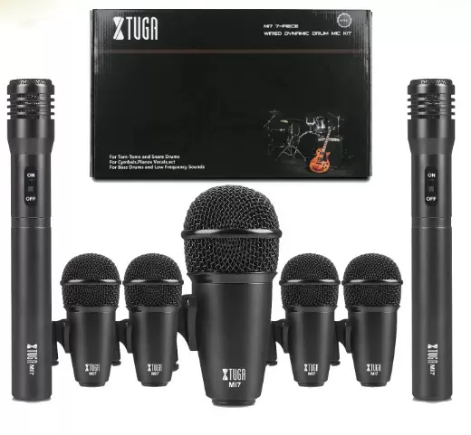 XTUGAMI7架子鼓套装专业乐队演出鼓乐麦克风军鼓录音音质音箱话筒