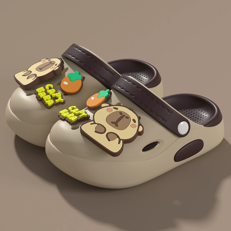 Kabbara детская пещерная обувь новый летний внешний вид надеть фекалии в помещении нескользкие тапочки детские пляжные сандалии