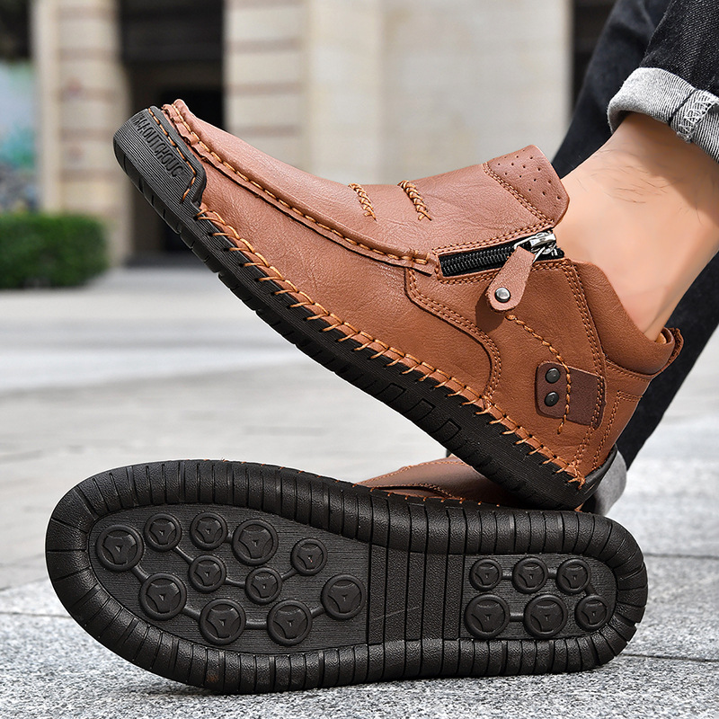Herr chukka boots i läder handsydda fritidsskor för outdoor_voghion.com