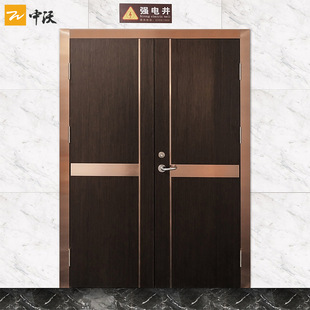 Engineering Pipe Well C Fire Doors High-Rise Electric Well Door C Steel Fire Doors