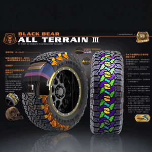 Battle Flag Black Bear AT3 Off-road Tire 285/295/70 R18R 17 285/65/75R 17 285/75R16