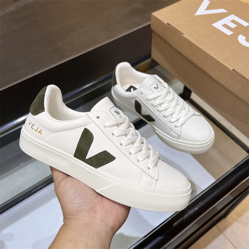Serie V CAMPO zapatos blancos zapatos de skate para hombres y mujeres zapatos casuales de pareja franceses zapatos deportivos de otoño y verano