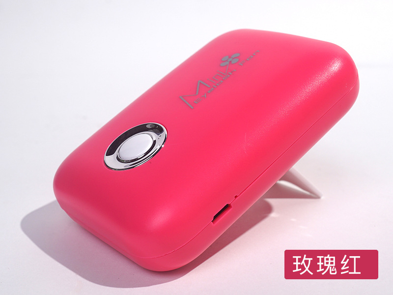 Mini carga USB ventilador mudo injerto pestañas herramienta auxiliar manicura pequeño ventilador portátil ventilador de escritorio